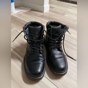 Dr. Martens Black Leather Lace-Up Ankle Boots